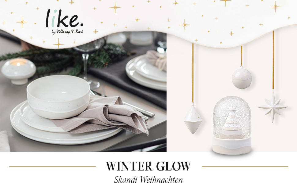 Набор из 3 емкостей для печенья "Елка" 18 см Winter Glow Villeroy & Boch