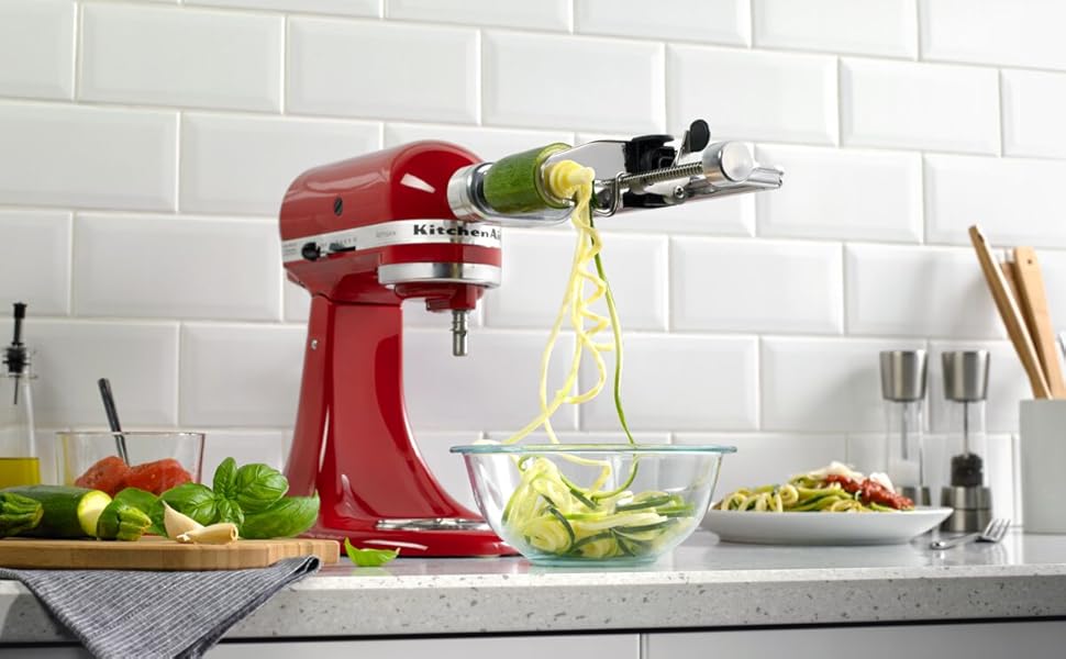 Спиральный резак 4 в 1, серебристый KitchenAid