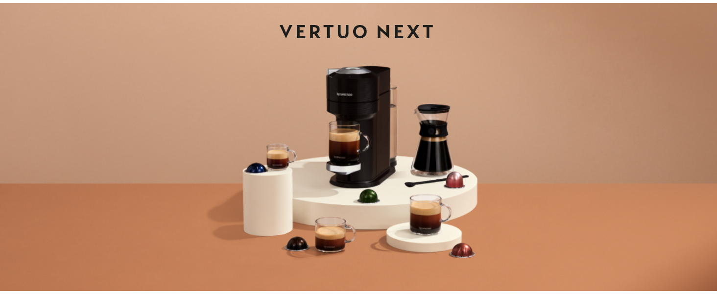 Капсульная кофемашина 1.1 л 1260 Вт, черная Nespresso Vertuo Next XN910C Krups