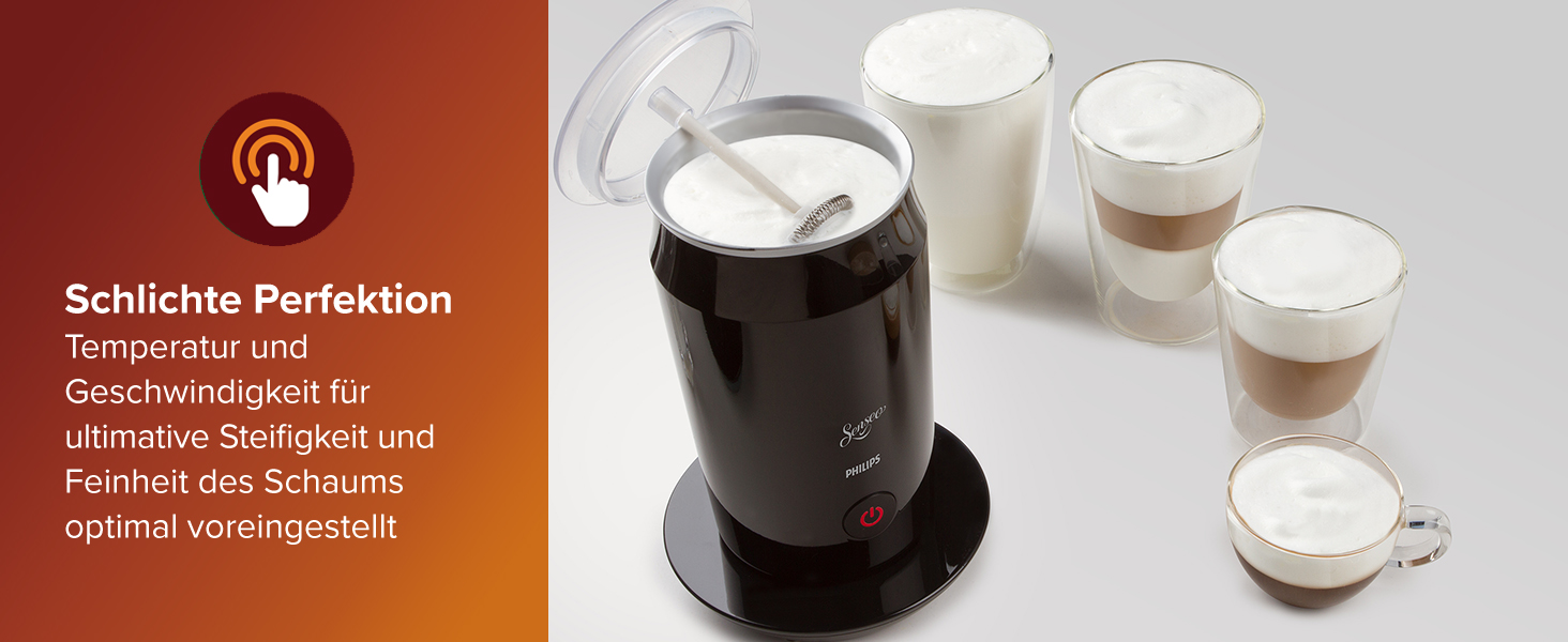 Вспениватель молока Philips Senseo Milk Twister / 500 Вт / 0.12 л / черный