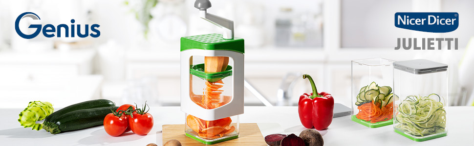 Спиральная овощерезка 13 предметов Nicer Dicer Genius