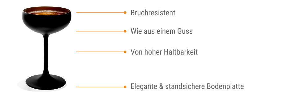 Набор бокалов для шампанского 6 шт. 230 мл, черно-бронзовый 2730008EL098 Stölzle Lausitz 