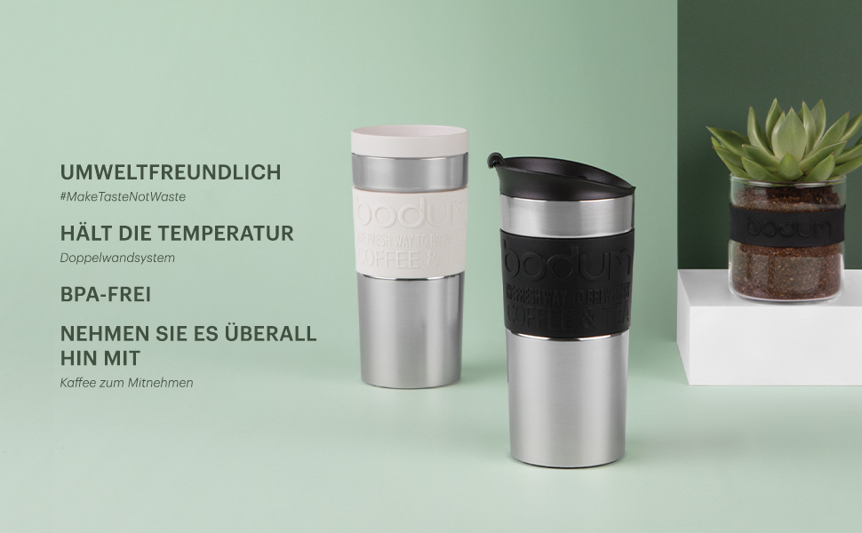 Кружка дорожная красная, 0,35 л, Travel Mug Bodum