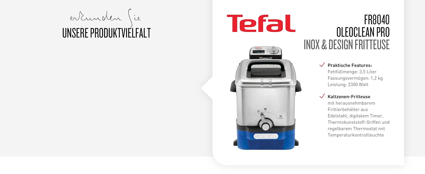 Фритюрница Tefal Uno M FF215D / 1,8 л / 1470 Вт 