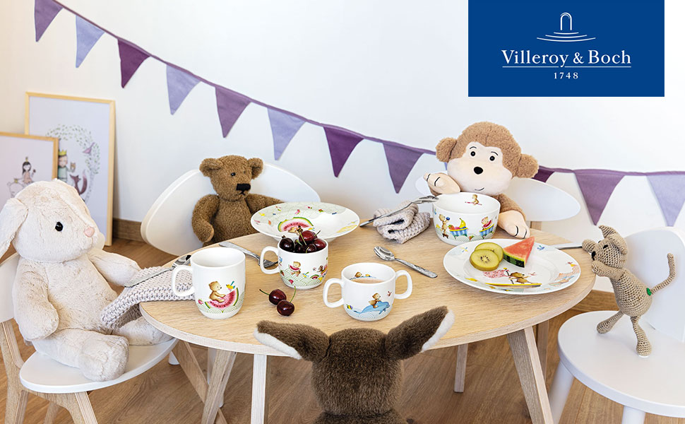 Детский набор посуды 7 предметов в подарочной упаковке Happy as a Bear Villeroy & Boch