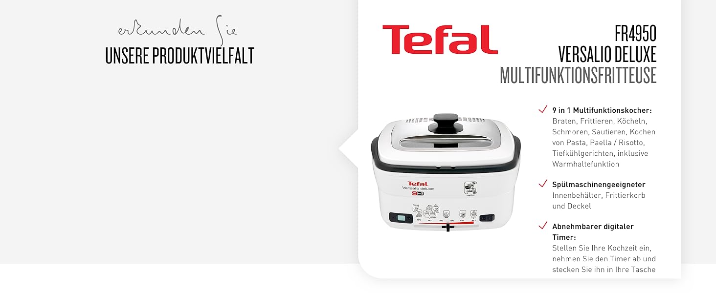 Фритюрница Tefal Uno M FF215D / 1,8 л / 1470 Вт 