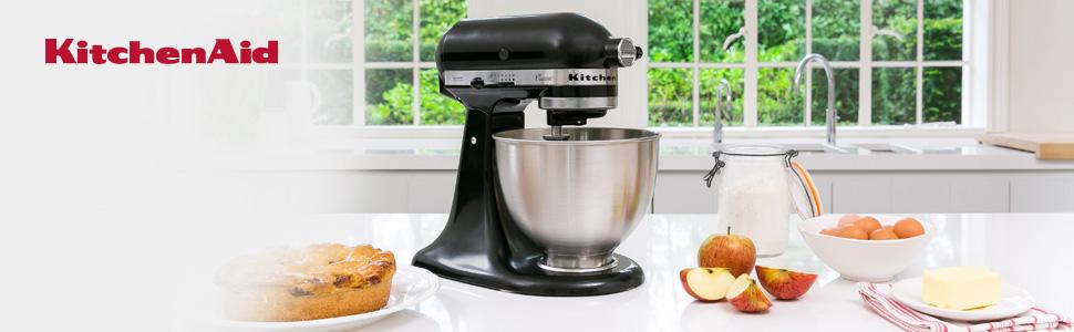 Кухонный комбайн 4.3 л 275 Вт, 10 скоростей, черный KitchenAid