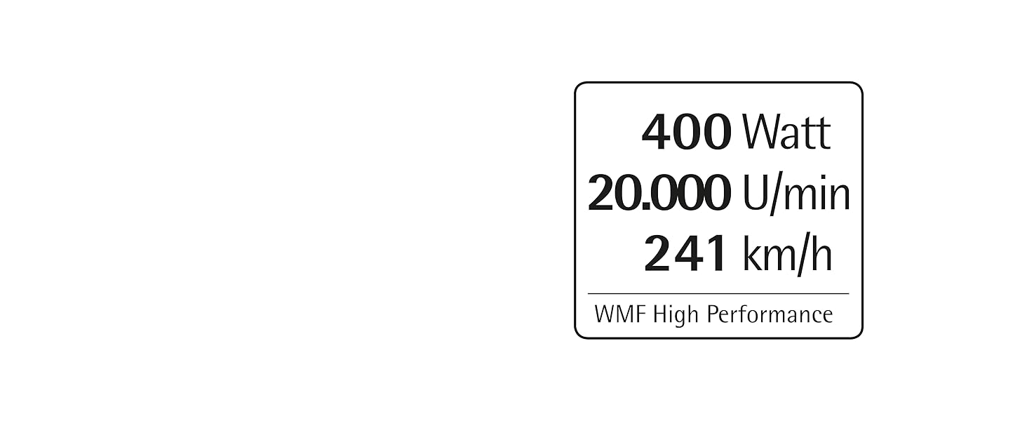 Компактный блендер WMF Kitchen Nminis / 400 Вт / 0.8 л / нержавеющая сталь / серебряный 