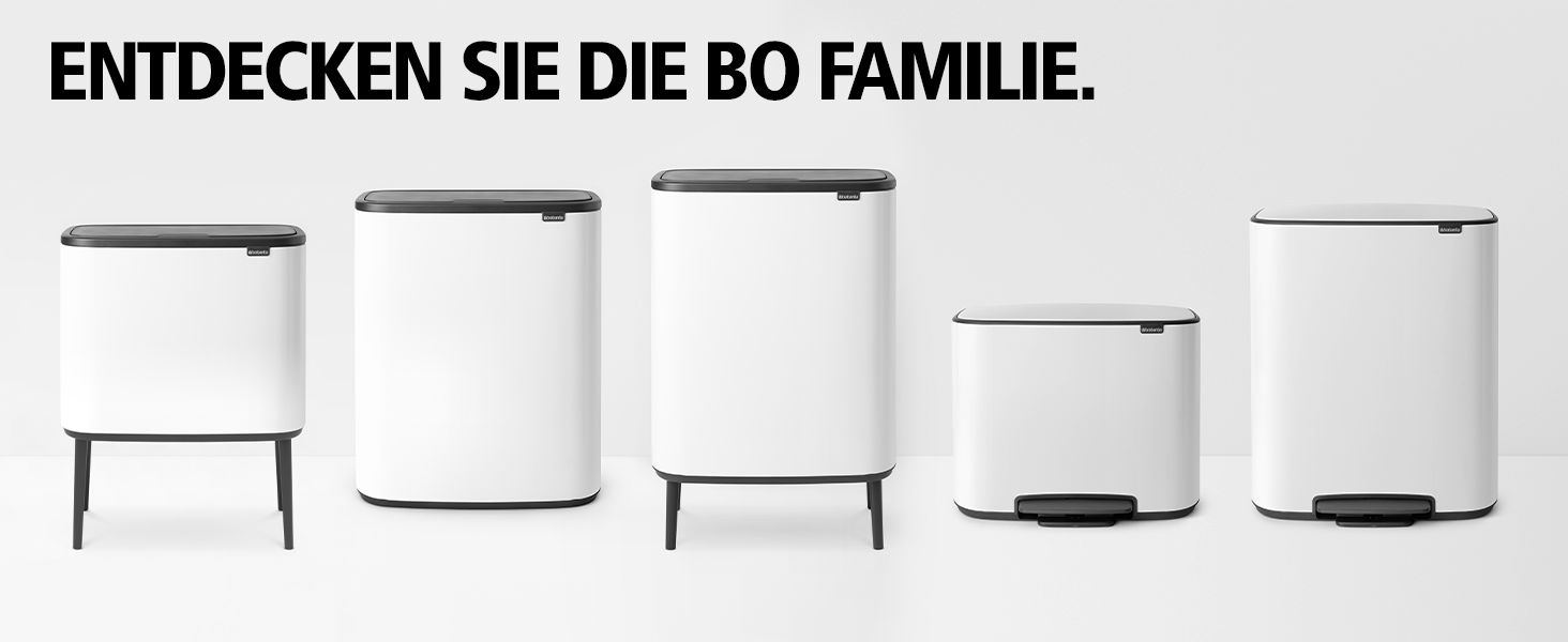 Мусорный бак 11+23 л белый Bo Touch Bin Brabantia