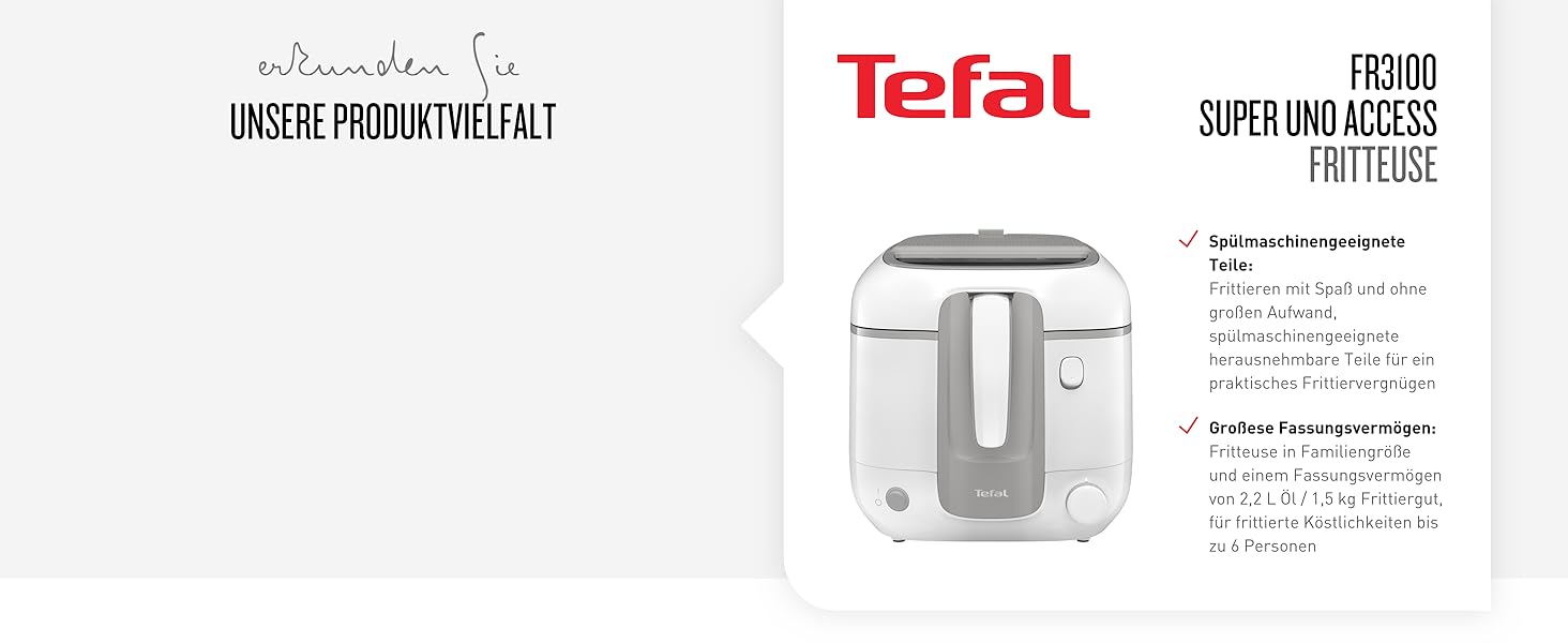 Фритюрница Tefal Uno M FF215D / 1,8 л / 1470 Вт 