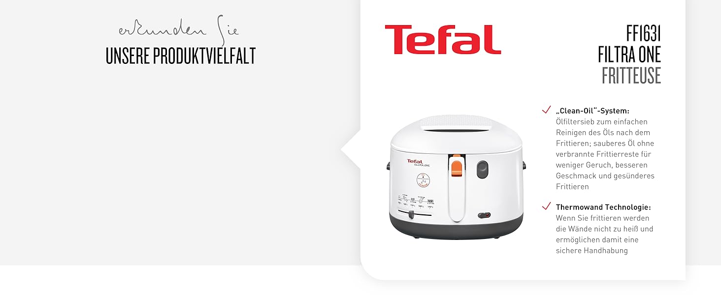 Фритюрница Tefal Uno M FF215D / 1,8 л / 1470 Вт 