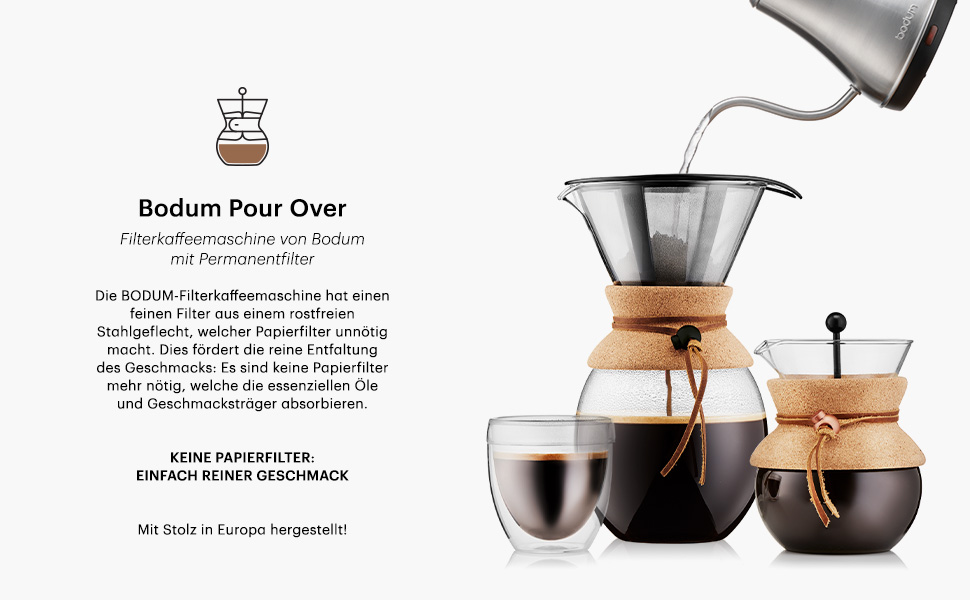 Кофейник с двойными стенками, 1,5 л, Pour Over Bodum