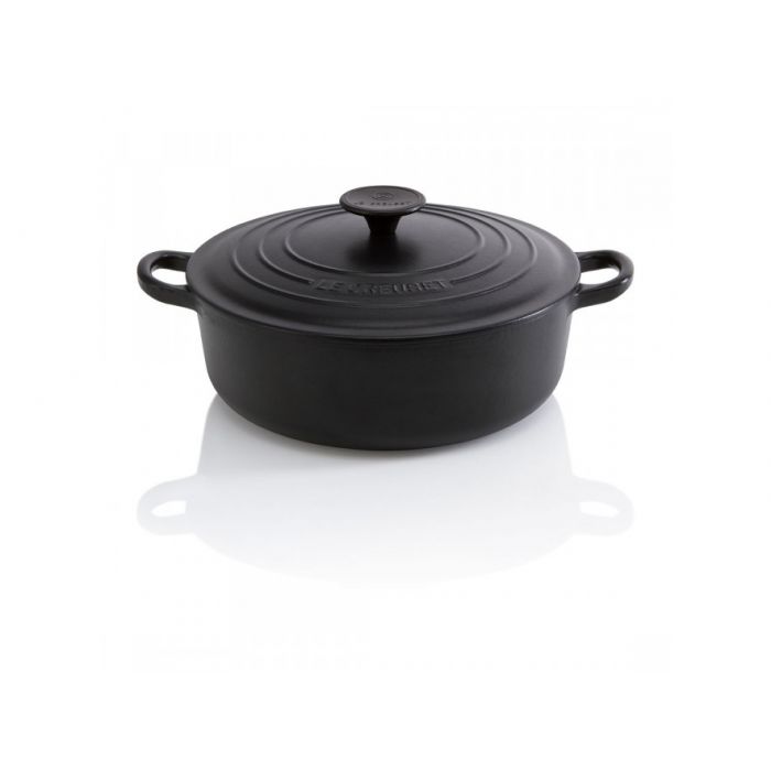 Сковорода-жаровня чугунная 24 см, Вlack Le Creuset