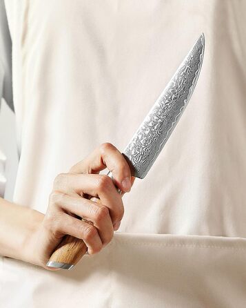 Набор из 4 ножей для стейка из дамасской стали XINZUO