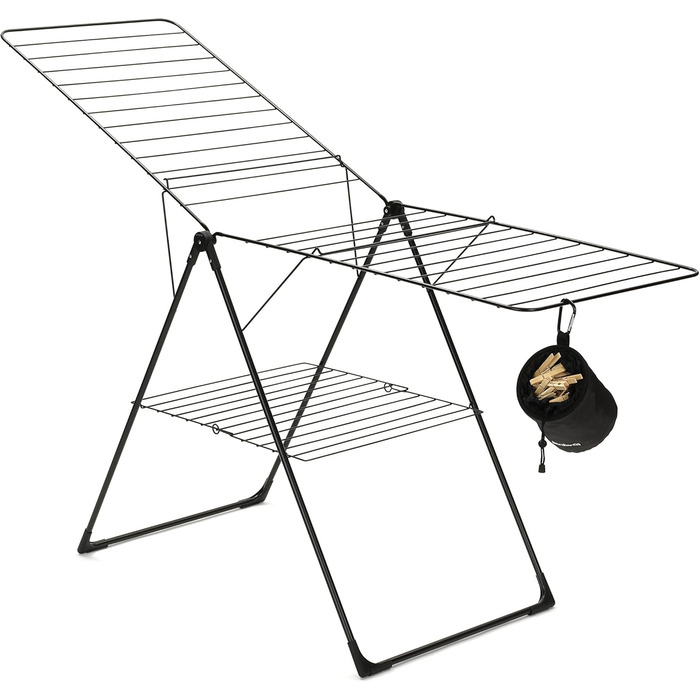 Сумка для прищепок 17 х 15 см Black Premium Brabantia