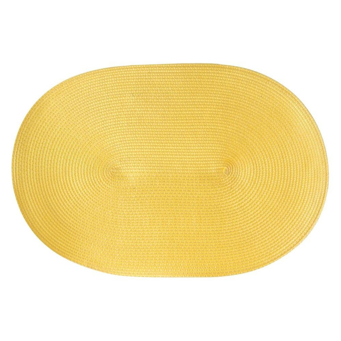 Коврик настольный желтый из ткани 45 х 31 см Continenta