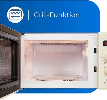 Микроволновая печь Exquisit RMW720-3GDIG / 1000 Вт / 20 л / цифровой дисплей