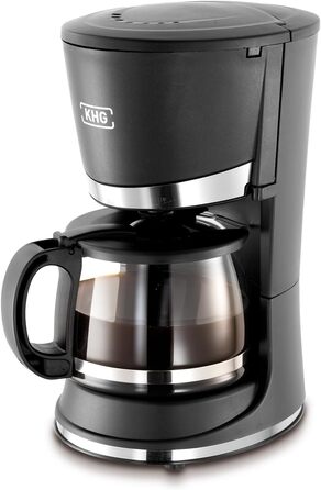 KHG Кофемашина капельная с кувшином 0,5 л сталь/пластик черная KHG