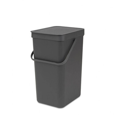 Мусорное ведро 16 л серое Sort&amp;Go Brabantia