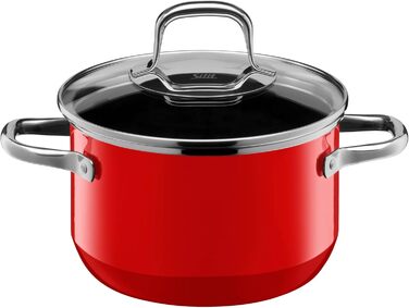 Набор кастрюль 4 предмета Red Elegance Line Silit