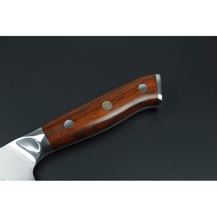 Нож Сантоку из дамасской стали 17,6 см DI SCHNEIDWERK