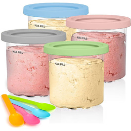 Набор из 4 контейнеров для мороженицы 9,5 х 9,5 см CREAMi Deluxe Pints Ninja