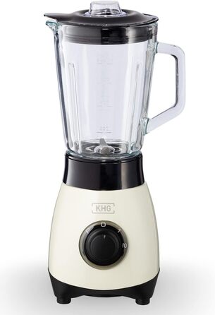 KHG Мини-блендер 33,5 х 14,5 см 250 Вт стекло/сталь Cream KHG
