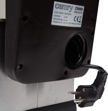 Фритюрница JUNG CAMRY CR4909 / 3 л / 2000 Вт