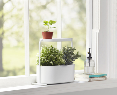 Кашпо для комнатных растений 34х34,5х14,3 см белое Giardino Umbra