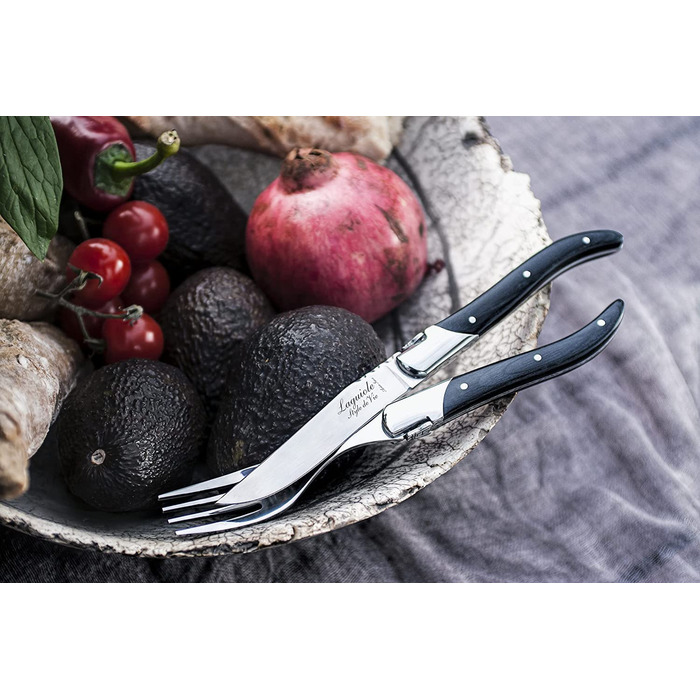 Набор столовых вилок с футляром 6 предметов Laguiole Style de Vie