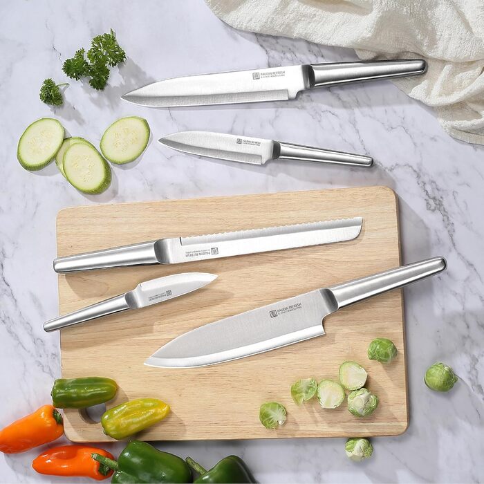 Набор кухонных ножей из нержавеющей стали 5 предметов PAUDIN