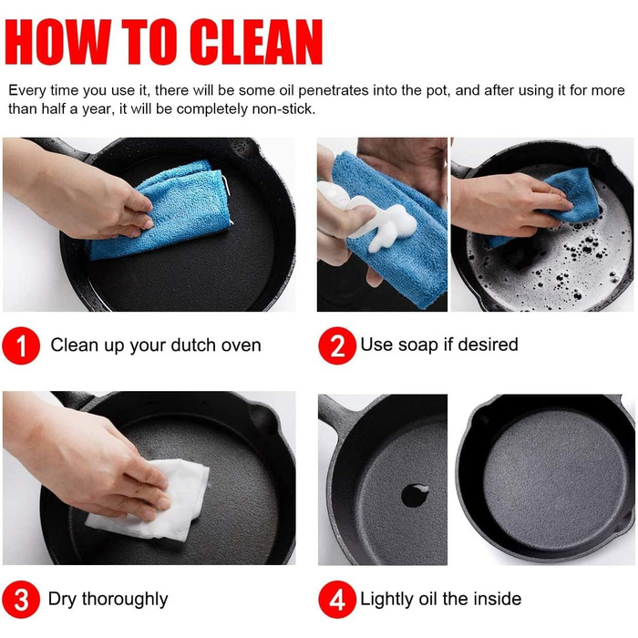 Чугунная сковорода 24,5 см Overmont