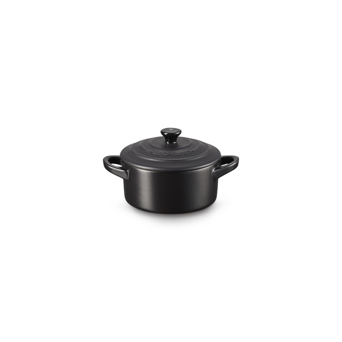 Мини-кастрюля / жаровня 10 см, матовый черный Le Creuset