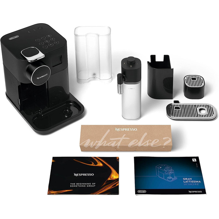 Кофемашина капсульная 1400 Вт EN640.B Black Nespresso Gran Lattissima De'Longhi