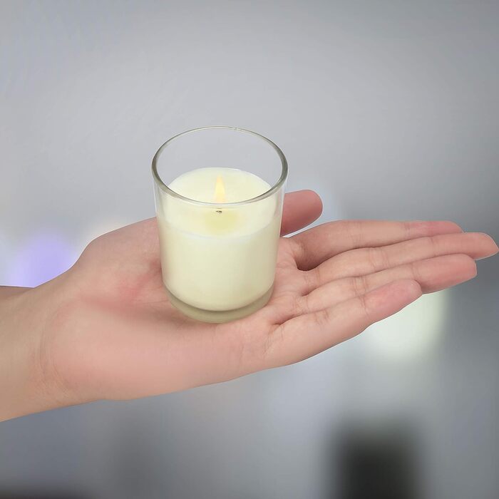 Набор из 24 свечей в бокалах, без запаха Belle Vous