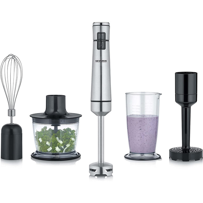Беспроводной ручной блендер со сменными насадками 5 предметов SEVERIN