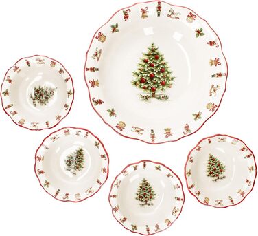 Набор рождественских пиал 5 предметов Maestro Natale MamboCat