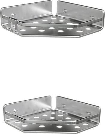 Набор угловых полок для ванной 2 предмета 20 x 20 x 5,5 см TATAY