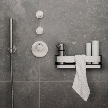 Полка для ванной комнаты 25 х 12 см Black Nexio Blomus