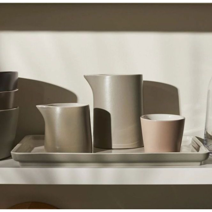 Поднос 17x36 см светло-серый Tonale Alessi