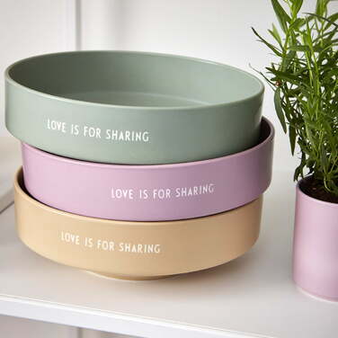 Пиала 17,5 см Lavender Favourite Design Letters