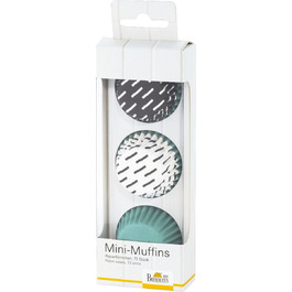 Набор форм для выпечки мини-маффинов, 72 шт, 4,5 см, бирюзовый, Oh la la RBV Birkmann