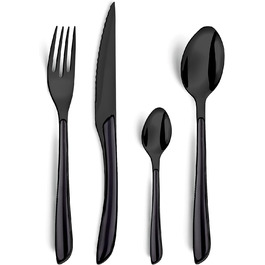 Набор столовых приборов 16 предметов Black Lumino Amefa
