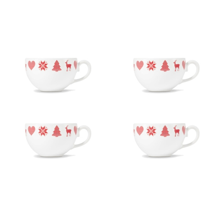 Набор чашек для кофе 0,24 л, 4 предмета Happymix Friesland