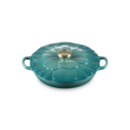 Жаровня 26 см/2,2 л Flower Blue Riviera Le Creuset