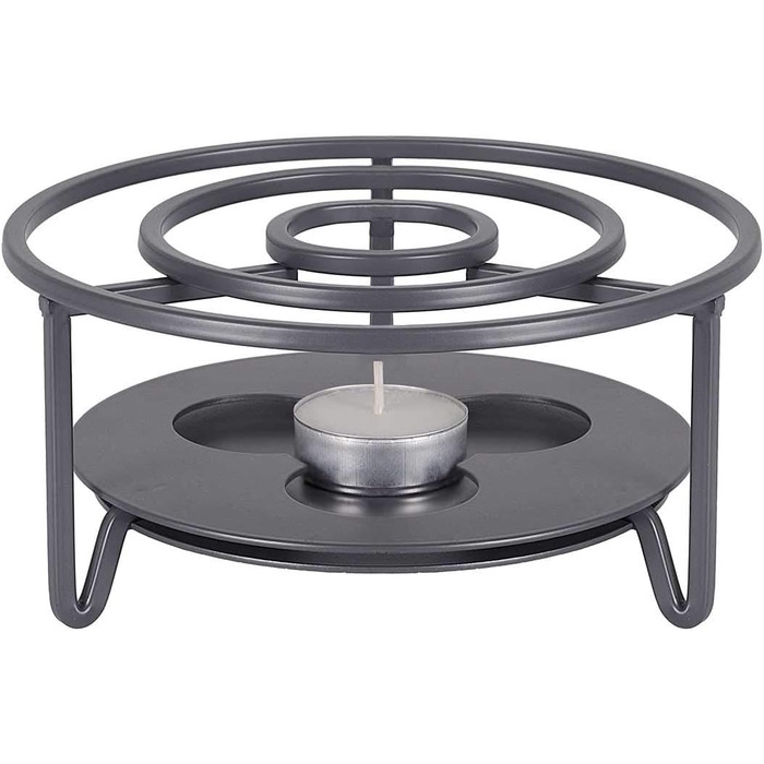 Керамический набор Tea4chill &quot;Nelly&quot;, заварочный чайник с подогревом 1.5 л, 6 чашек по 120 мл, зеленый