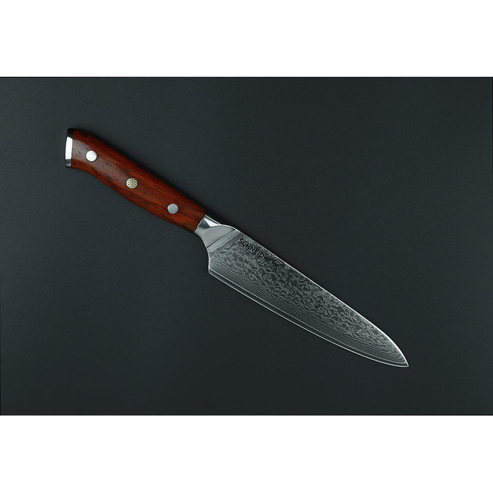 Поварской нож из дамасской стали 13 см SCHNEIDWERK
