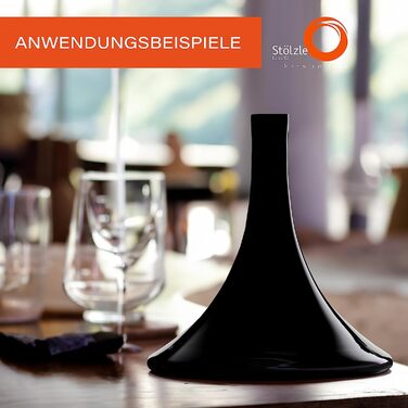 Декантер для красного вина 750 мл, черный Lausitz Stölzle