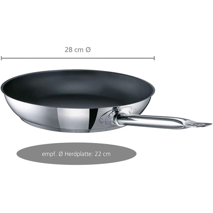 Gastrosus Сковорода 28 см нержавеющая сталь Industar Diamas Pro Gastrosus