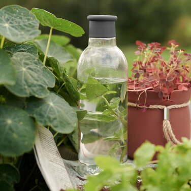 Бутылка для воды 0,75 л, серая Drink It Rig-Tig by Stelton